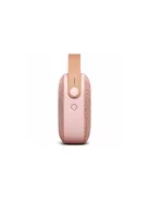 VIFA HELSINKI - Boxă stereo premium bluetooth portabilă, cu curea din piele naturală și capac din material textil din țesătură „KVADRAT” - Roz - DEMO