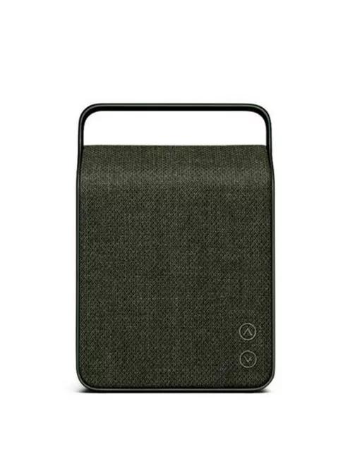 VIFA OSLO - Boxă portabilă de înaltă performanță, stereo, bluetooth, cu cadru din aluminiu turnat, și capac din material textil din țesătură „KVADRAT” - Verde Pine
