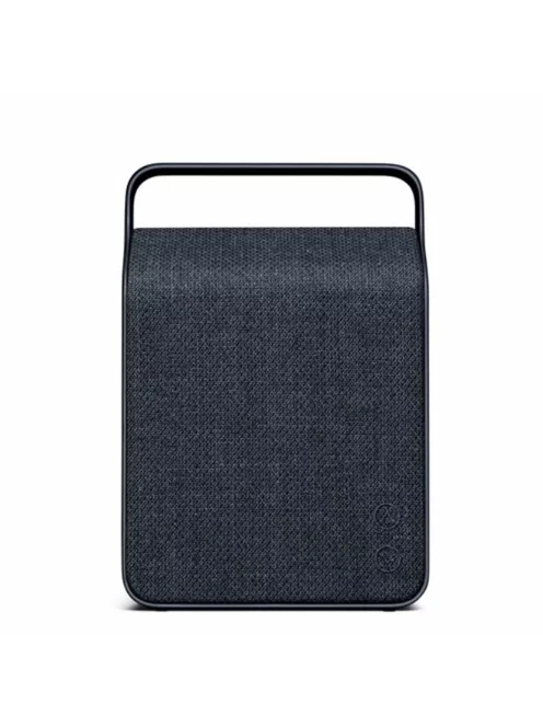 VIFA OSLO - Boxă portabilă de înaltă performanță, stereo, bluetooth, cu cadru din aluminiu turnat, și capac din material textil din țesătură „KVADRAT” - Albastru Mauntain