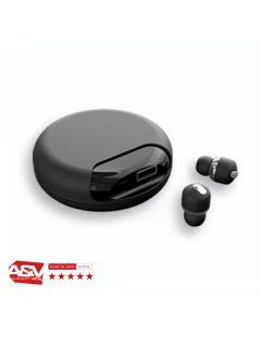  MUZIX YA AIR TWINS - Căști microfonice True Wireless Stereo (TWS) cu carcasă PowerBank de 2600mAh  - Negru