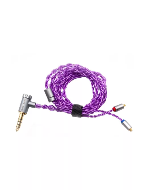 IBASSO CB16 - Cablu de casti hibrid din cupru-argint simetric MMCX cu conector pentaconn de 4,4 mm
