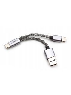   IBASSO CB19 - Cablu Y OTG cu 2 mufe USB Type-C si un mufă USB-A cu conector de alimentare