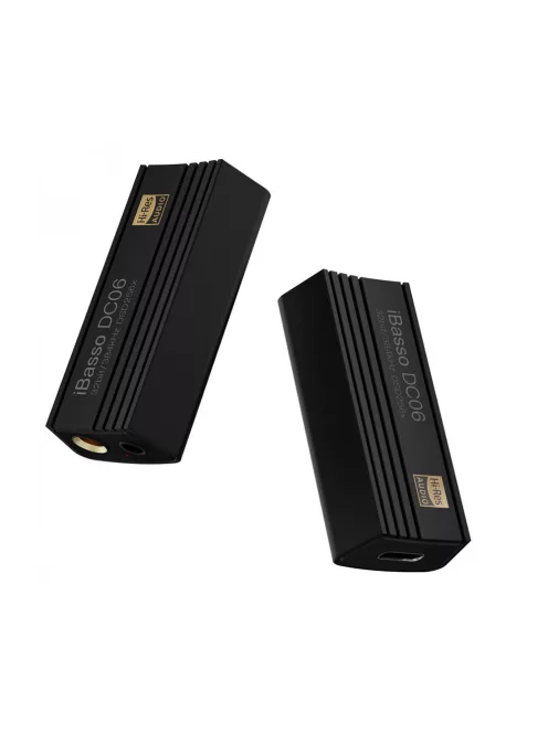 IBASSO DC06 - Adaptor DAC USB Type-C FEMALE la Jack de 3,5 mm și Pentaconn FEMALE de 4,4 mm cu MQA 32bit 384kHz PCM DSD256