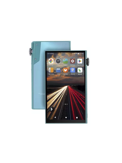 IBASSO DX180 - Player audio Hi-Fi portabil de înaltă rezoluție DAP Bluetooth 5 aptX HD LDAC 32 biți 768 kHz DSD512 - Albastru deschis