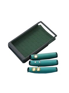   IBASSO DX240 HUSĂ DIN PIELE ȘI PANOURI FRONTALE - Husă din piele și pachet de capace pentru modul amplificator pentru playerul iBasso DX240 - Verde