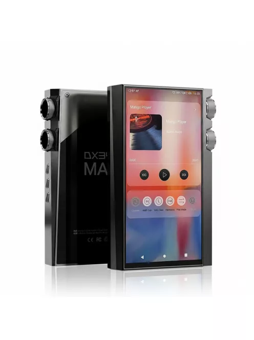 IBASSO AUDIO DX340 MAX TI - Player audio portabil de înaltă rezoluție high-end 1-bit PWM-DAC, Carcasă din titaniu, Amplificator AMP15 modificat, Bluetooth 5.0