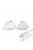 IBASSO JR GELATO DSP - Un monitor in-ear cu driver dinamic cu căști și microfon USB Type-C, cablu din cupru placat cu argint cu 2 pini. - Argintiu