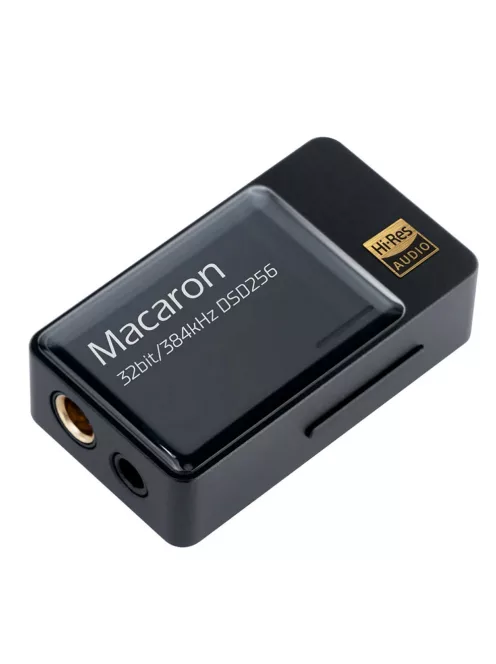 IBASSO JR MACARON - DAC portabil și amplificator pentru căști 32bit 384kHz DSD256 - Negru