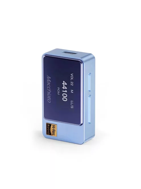 IBASSO JR MACCHIATO - DAC portabil și amplificator de căști 32bit 384kHz DSD256 - Albastru