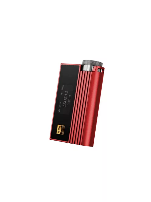 IBASSO NUNCHAKU - DAC și amplificator pentru căști portabil cu amplificare pe tub și clasă AB 32bit 768kHz DSD512 - Roșu