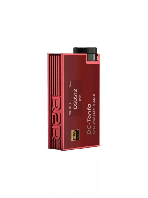 IBASSO DC-TONFA - DAC R2R portabil și amplificator pentru căști 24bit 768kHz DSD512 - Roșu