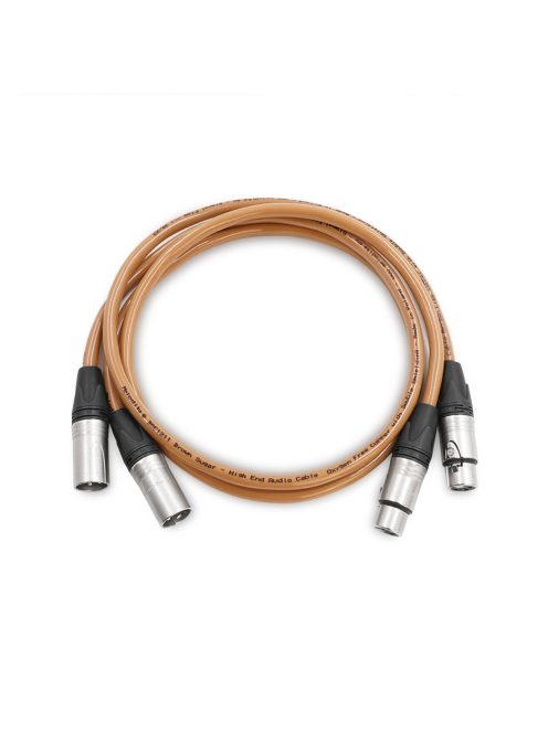 MELODIKA BROWN SUGAR SERIES BS2X - XLR M și XLR F cablu de semnal pereche - 3m