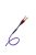 MELODIKA PURPLE SERIES MDSC15 - Cablu difuzor cu banane pereche 1.5mm2 - Violet - 4m