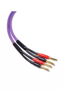 MELODIKA SERIA PURPLE MDSC25 - Cablu de difuzor banană pereche (2,5mm2) - Violet - 2,5m