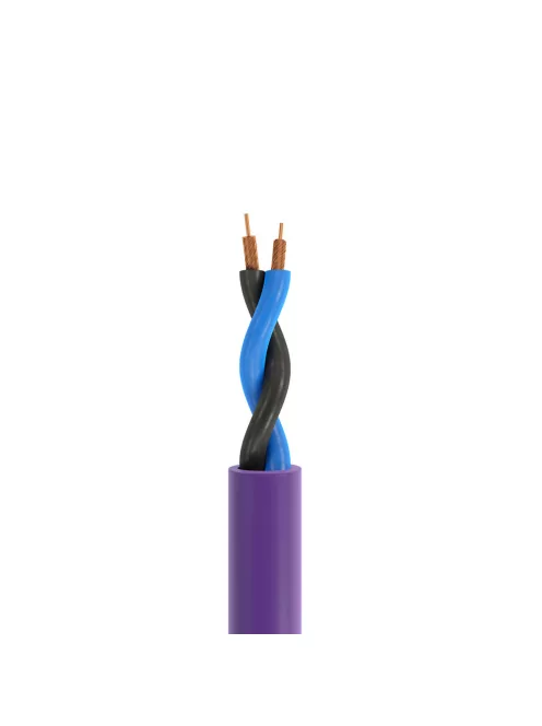 MELODIKA SERIA PURPLE MDSC25 - Cablu de difuzor banană pereche (2,5mm2) - Violet - 2,5m
