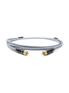 MELODIKA PURPLE SERIES MD2R - Cablu de semnal RCA M la RCA M, pereche - Gunmetal - 1m