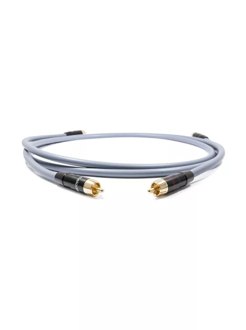 MELODIKA PURPLE SERIES MD2R - Cablu de semnal RCA M la RCA M, pereche - Gunmetal - 5m