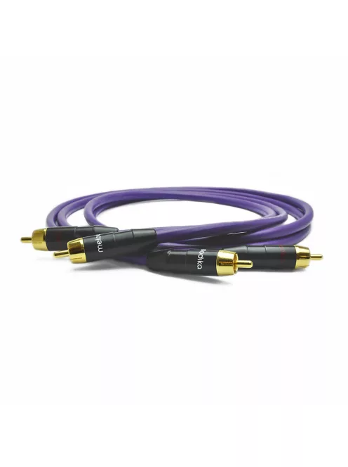 MELODIKA PURPLE SERIES MD2R - Cablu de semnal RCA M la RCA M, pereche - Violet - 0,5m