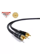 MELODIKA PURPLE SERIES MD2RD - Pereche de cabluri de semnal RCA M și RCA M direcționate - 2m