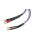 MELODIKA PURPLE SERIES MDBW415 - Cablu banana bi-wire pereche - Violet - 2m