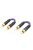 MELODIKA PURPLE SERIES MD2R02 - Cablu jumper pereche cu conectori RCA