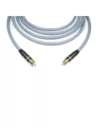 MELODIKA PURPLE SERIES MDSW - cablu de semnal pentru subwoofer 4N OFC RCA M și RCA M cu conectori placați cu aur - Gunmetal - 4m