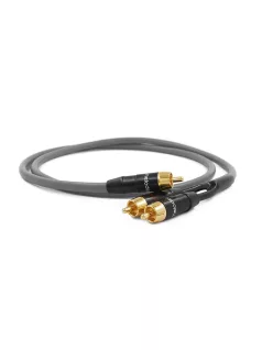   MELODIKA SERIE PURPLE MDSWY - Cablu Y subwoofer RCA M - Gunmetal - 4m