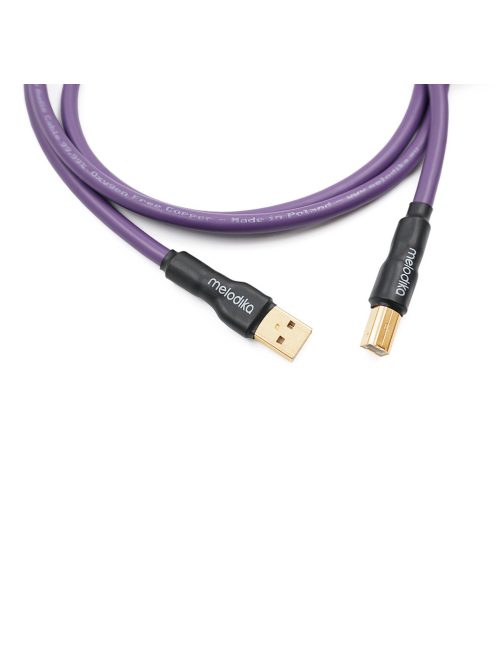 MELODIKA PURPLE SERIES MDUAB - Cablu de date USB 2.0 Tip A-B - 0,3m