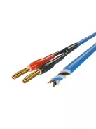 MELODIKA SKY BLUE SERIES SBSC40 - Cablu boxă tip banană, pereche (2x4mm2) - 5m
