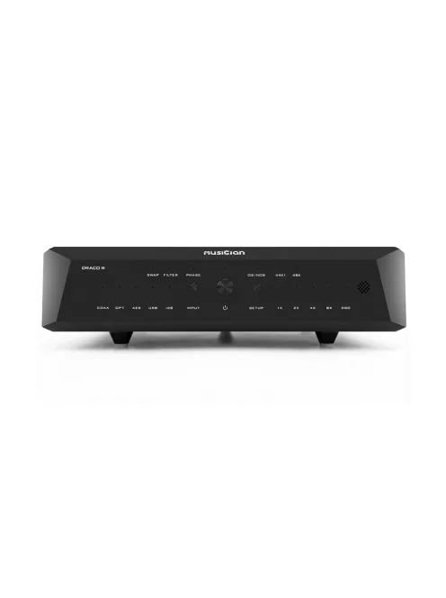 MUSICIAN AUDIO DRACO III - High-End de birou R-2R DAC NOS I2S 24bit 1536kHz DSD1024 - Negru
