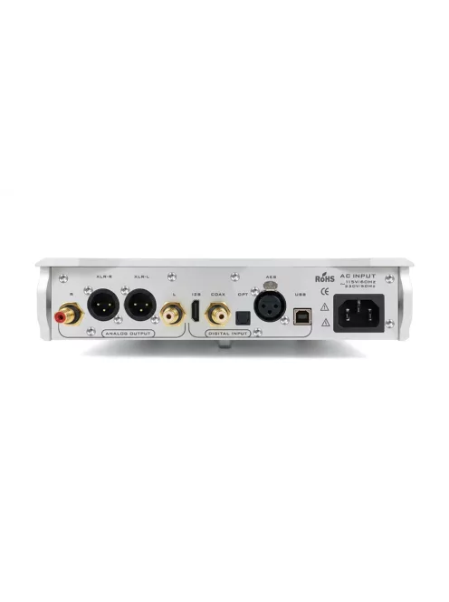 MUSICIAN AUDIO DRACO III - High-End de birou R-2R DAC NOS I2S 24bit 1536kHz DSD1024 - Argintiu