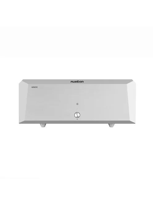 MUSICIAN AUDIO GEMINI - Amplificator stereo simetric la nivel de referință 2x 220W 4 Ohm - Argintiu