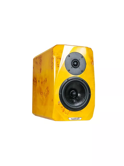 MUSICIAN AUDIO KNIGHT V - Boxe Hi-Fi de raft pasive, bass-reflex, cu două căi, pereche - Chihlimbar