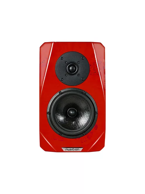MUSICIAN AUDIO KNIGHT V - Boxe Hi-Fi de raft pasive, bass-reflex, cu două căi, pereche - Roșu