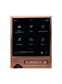   ONIX TOCATA XM2 CU - Player audio portabil WiFi Bluetooth 5.2 aptX HD LDAC 32bit 768kHz DSD512 - Cupru