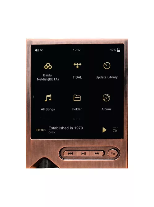 ONIX TOCATA XM2 CU - Player audio portabil WiFi Bluetooth 5.2 aptX HD LDAC 32bit 768kHz DSD512 - Cupru