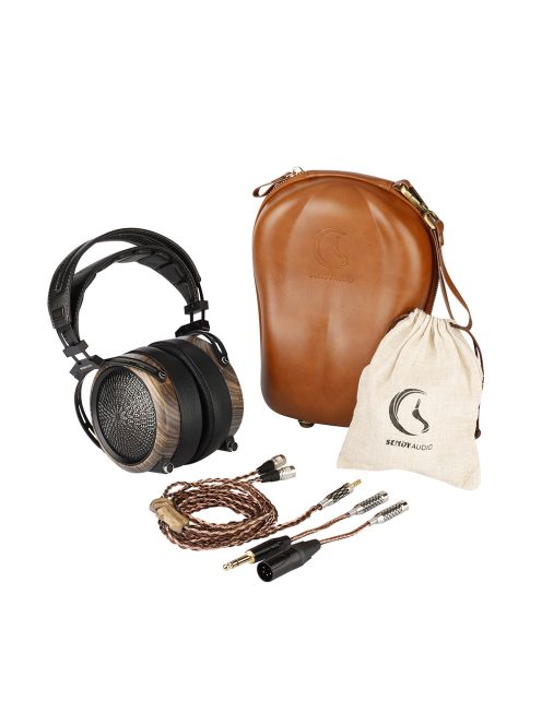 SENDY AUDIO PEACOCK - Căști audio over ear HiFi cu spate deschis - Negru