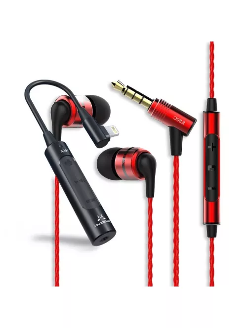 Pachet roșu SOUNDMAGIC A30i + SOUNDMAGIC E80C