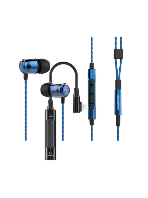 Pachetul SOUNDMAGIC A30i + SOUNDMAGIC E50c albastru