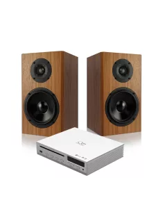   PAHAR SHANLING CA80 + KLH KENDALL MKII BOOKSHELF PACHET ARGINTIU