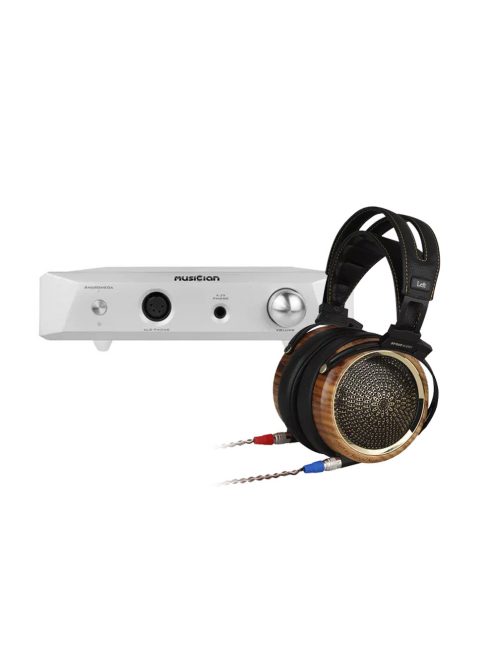 SENDY AUDIO PEACOCK ZEBRAWOOD + MUSICIAN ANDROMEDA PACHET ARGINTIU