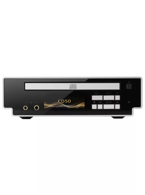 SHANLING CD50 - Player CD de birou cu DAC, amplificator pentru căști și ieșire simetrică 4.4mm - Argint