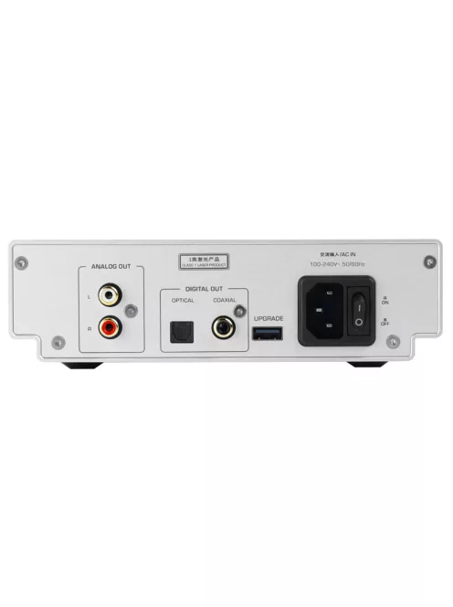 SHANLING CD50 - Player CD de birou cu DAC, amplificator pentru căști și ieșire simetrică 4.4mm - Argint