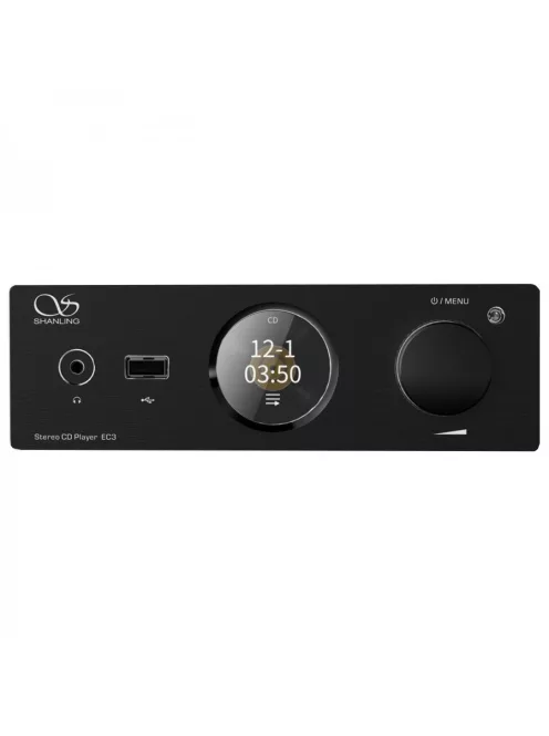 SHANLING EC3 - Player CD de masă și DAC cu amplificator de căști Bluetooth 5 aptX HD LDAC 32bit 384kHz DSD256 - Negru