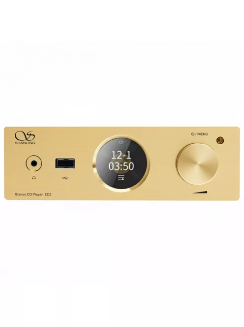 SHANLING EC3 - Player CD de masă și DAC cu amplificator de căști Bluetooth 5 aptX HD LDAC 32bit 384kHz DSD256 - Auriu