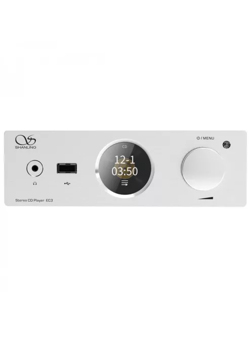 SHANLING EC3 - Player CD de masă și DAC cu amplificator de căști Bluetooth 5 aptX HD LDAC 32bit 384kHz DSD256 - Argint