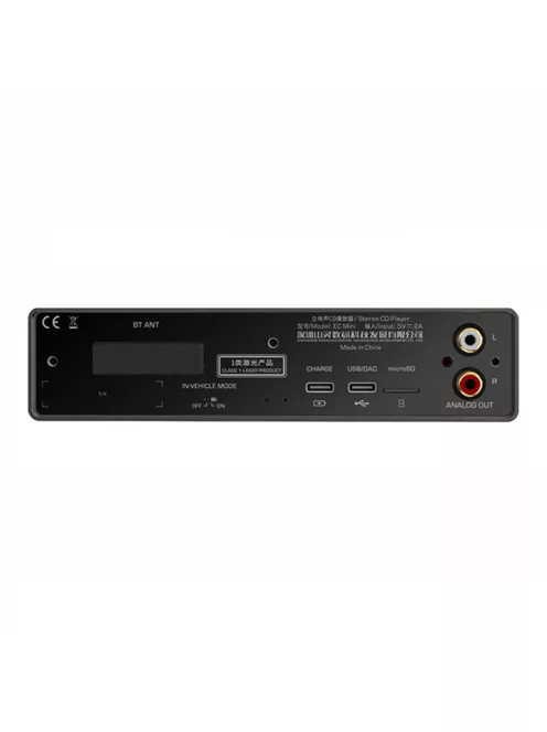 SHANLING EC MINI - CD player de birou și portabil și DAP Bluetooth 5 aptX HD LDAC MQA-CD 32 bit 384 kHz DSD256 - Negru