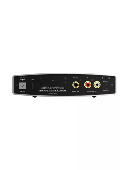 SHANLING EH1 - DAC și amplificator de căști de masă 32bit 768kHz DSD512 - Argint