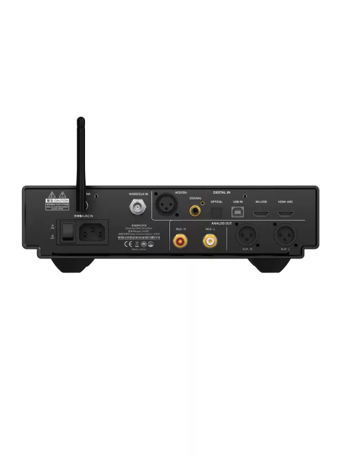 SHANLING EH90 - DAC R2R de birou și amplificator pentru căști complet balansat I2S HDMI ARC Bluetooth 5.4 32bit 768kHz DSD512 - Negru