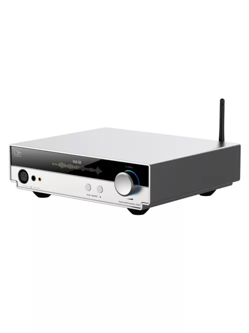 SHANLING EH90 - DAC R2R de birou și amplificator pentru căști complet balansat I2S HDMI ARC Bluetooth 5.4 32bit 768kHz DSD512 - Argint